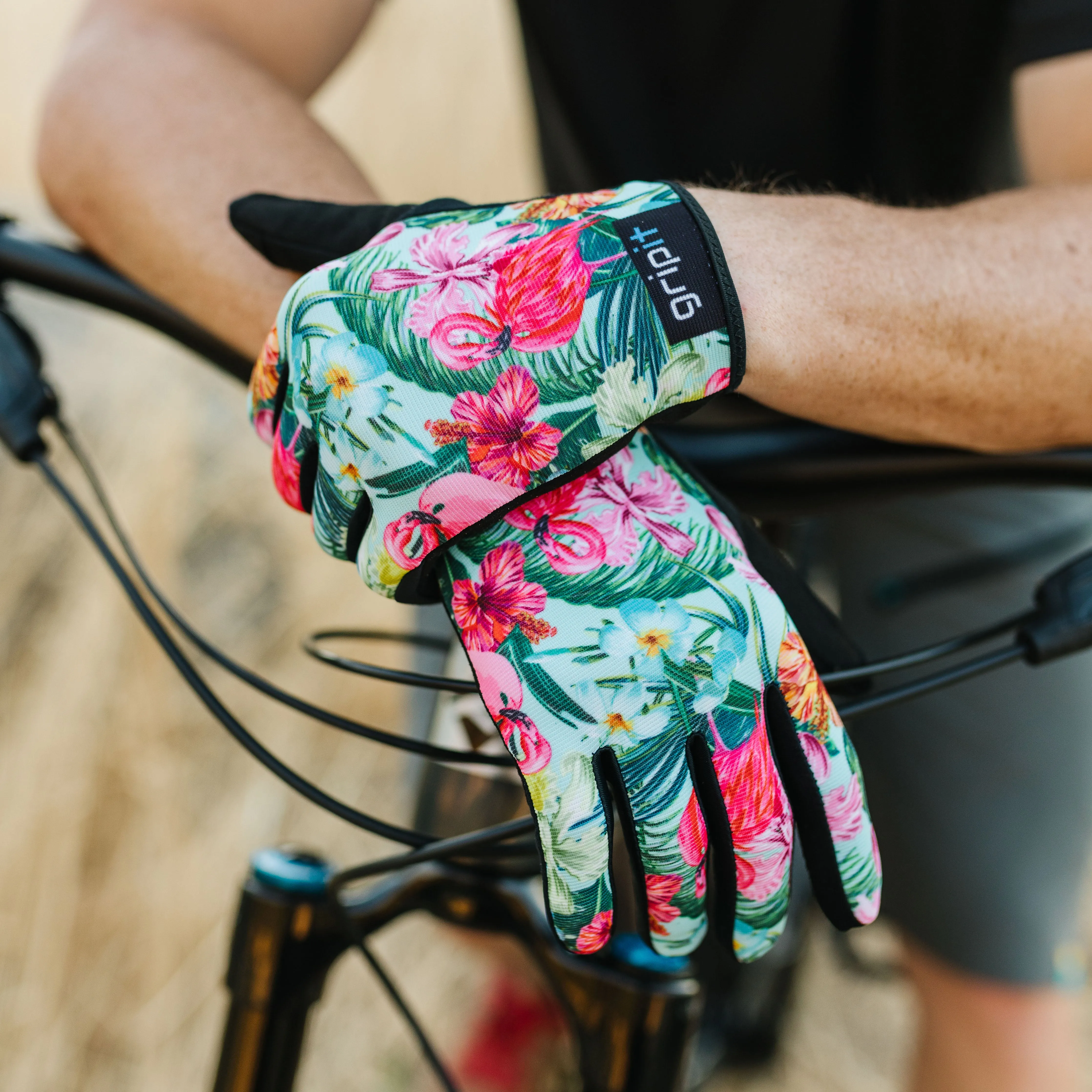 Freddy the Flamingo Floral | All Ride Glove