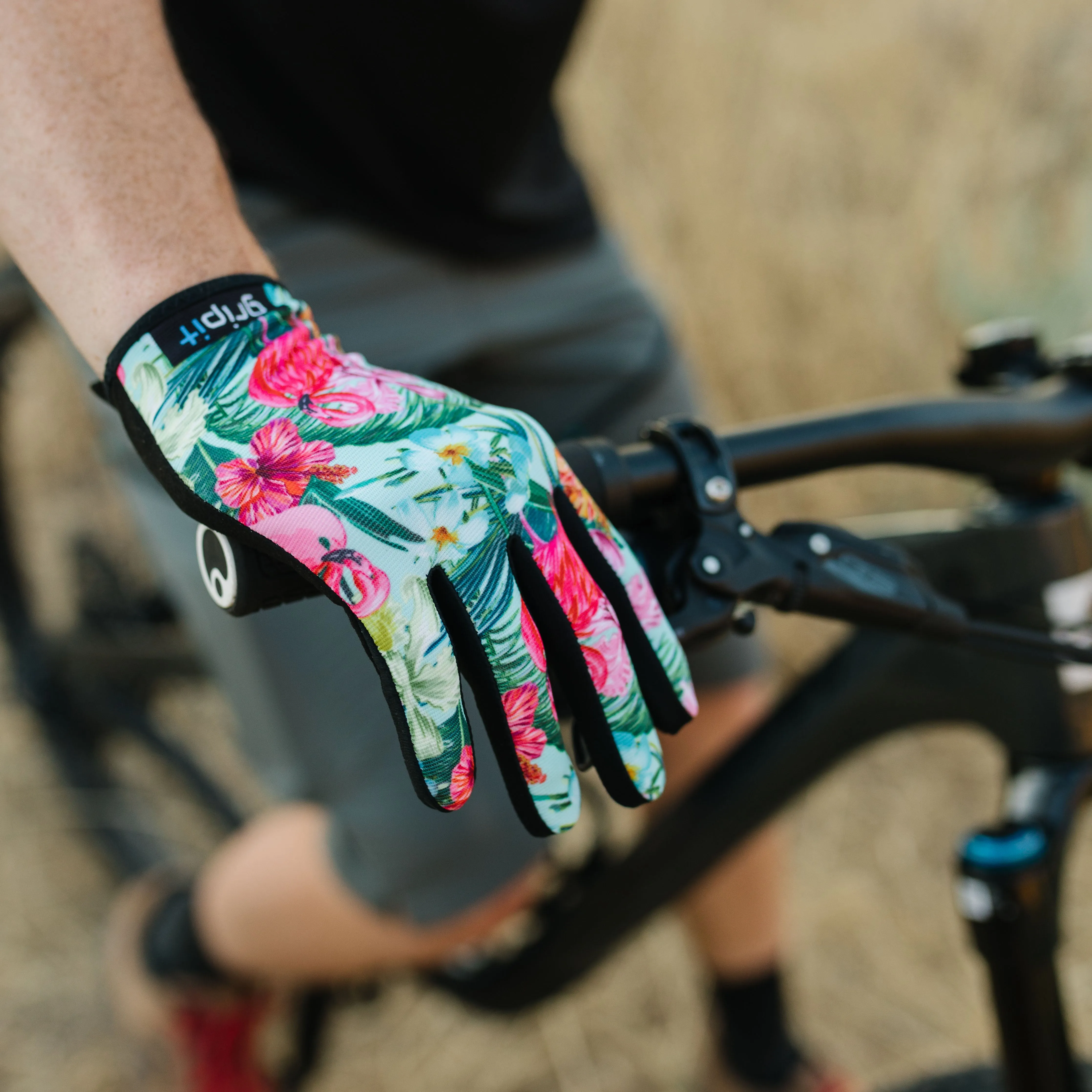 Freddy the Flamingo Floral | All Ride Glove