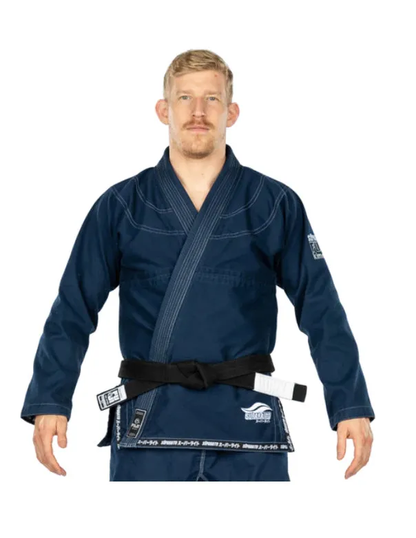 FUJI Suparaito Pearl Weave BJJ Gi - Navy