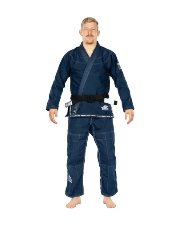 FUJI Suparaito Pearl Weave BJJ Gi - Navy