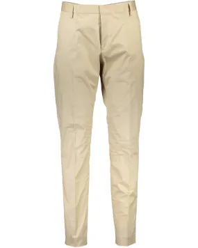 Gant Slim Fit Cotton Pants for Men Beige