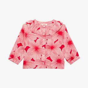 Girls' peony blouse