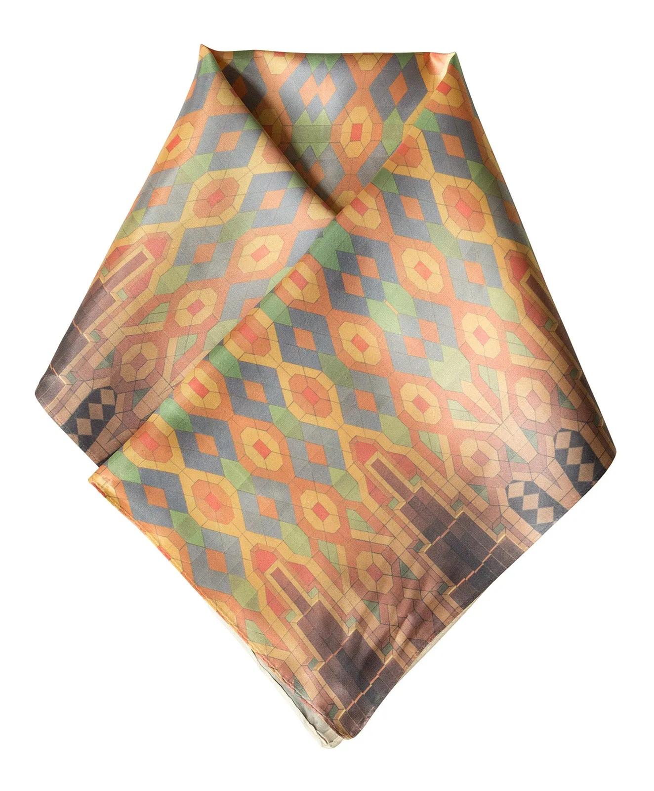 Guardian Building Ceiling Print Neck Scarf