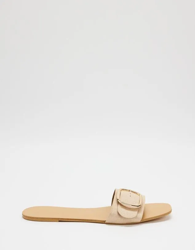 Gusta Sandals - Vanilla Linen