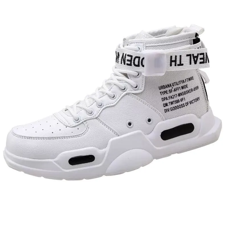 High-top Sneakers Men's Cotton Shoes