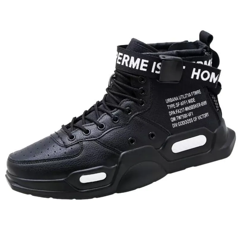 High-top Sneakers Men's Cotton Shoes