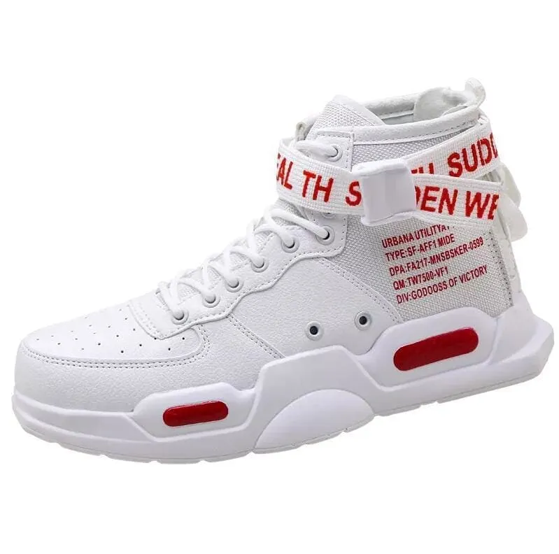 High-top Sneakers Men's Cotton Shoes