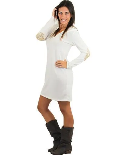 Hooded Ivory Dress