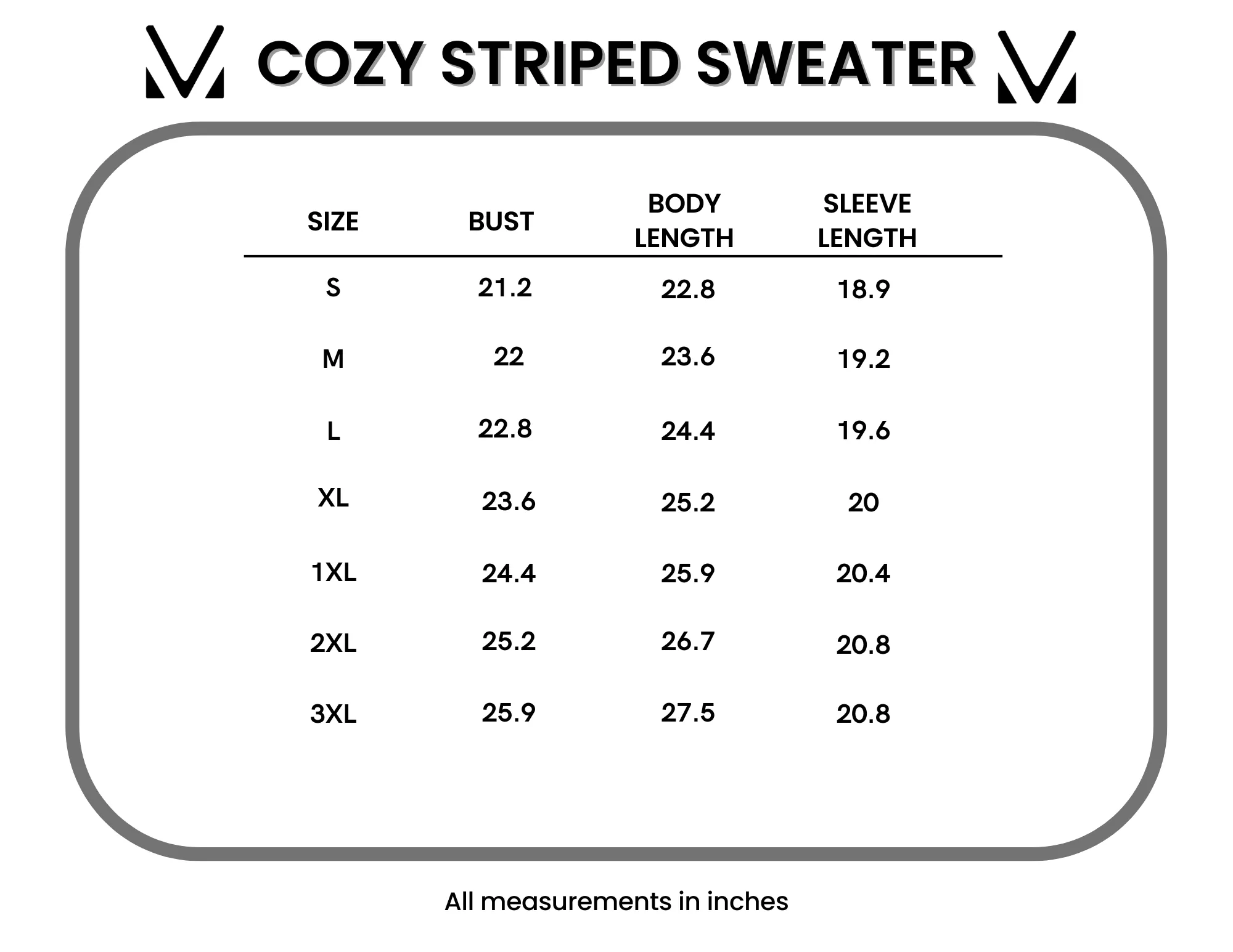 IN STOCK Cozy Striped Sweater - Natural