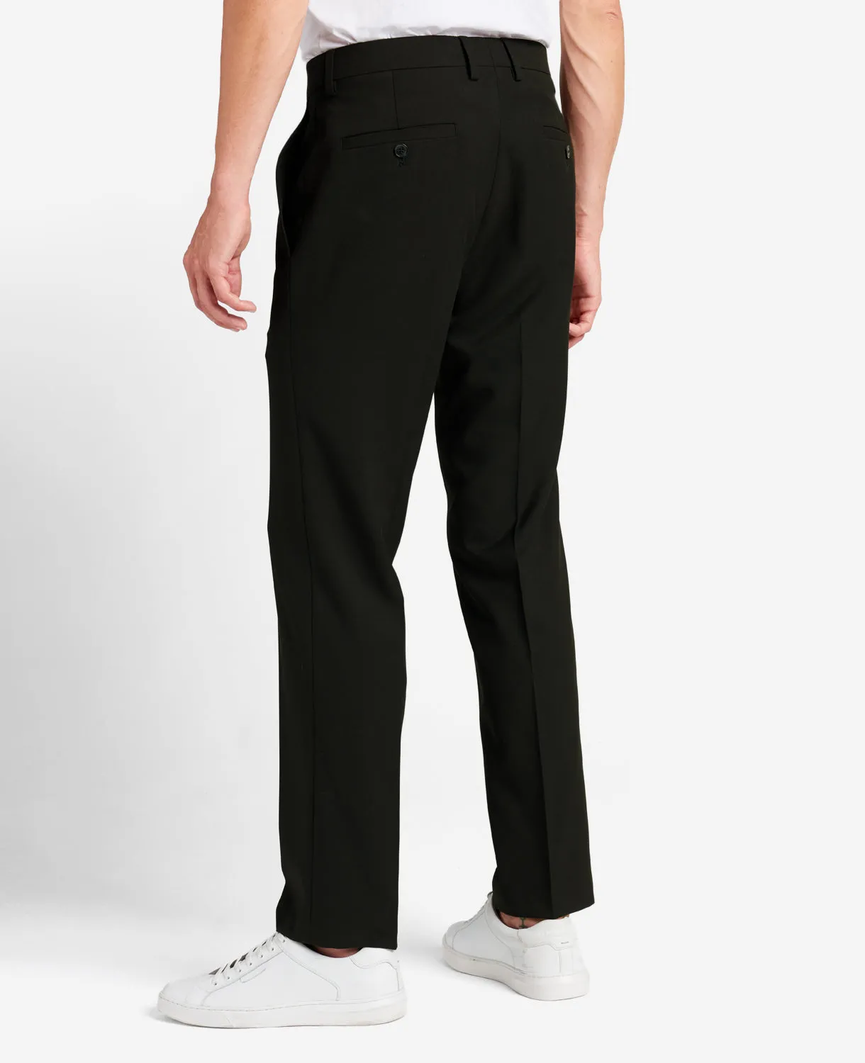 Kenneth Cole Reaction Modern-Fit Micro Check Stretch Trouser