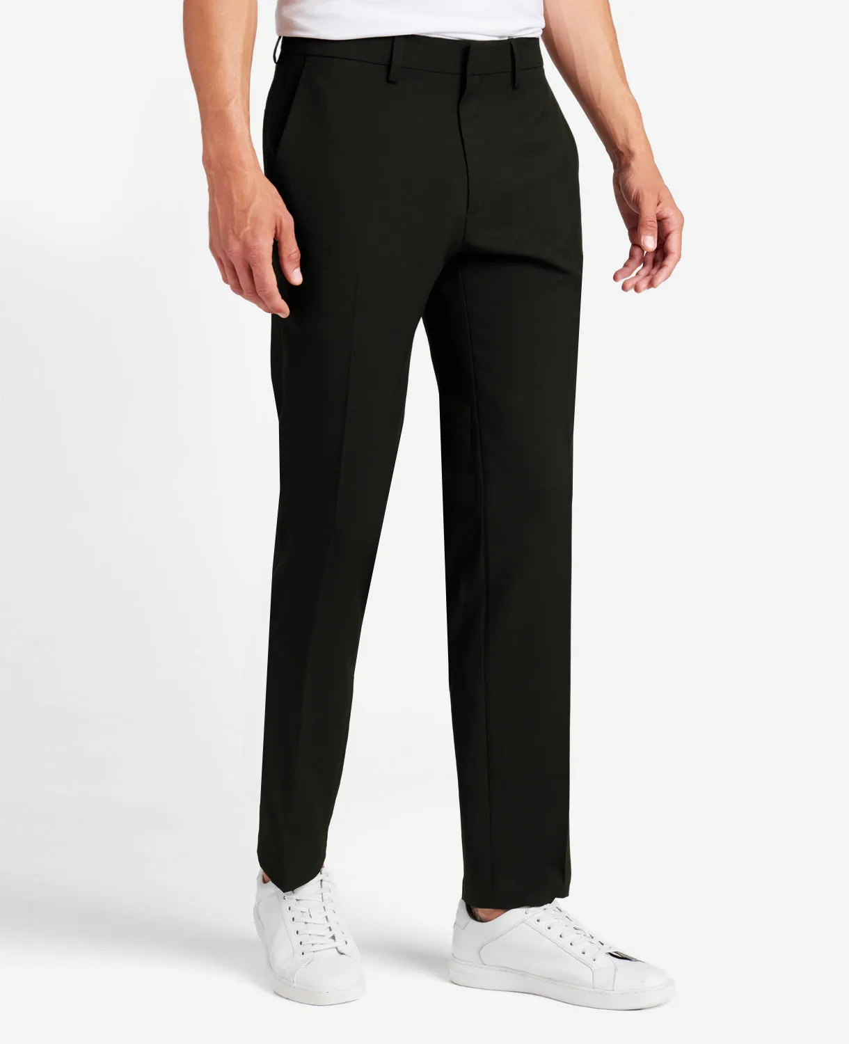 Kenneth Cole Reaction Modern-Fit Micro Check Stretch Trouser