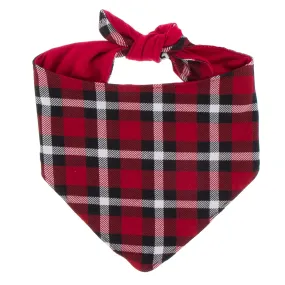 KicKee Pants Crimson 2020 Holiday Plaid Dog Bandana