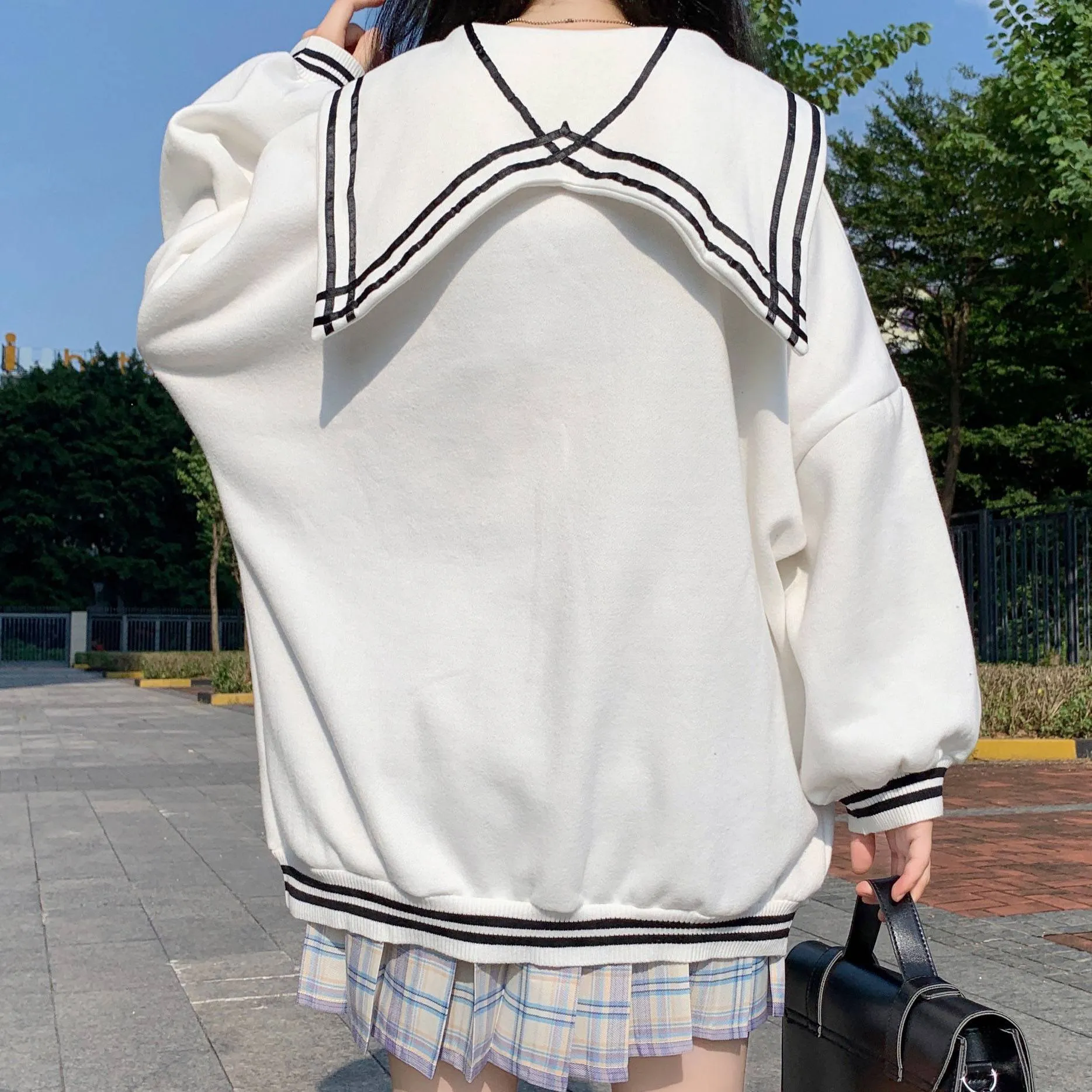 Kitty Pocket Sailor Sweater SD01298