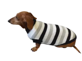 Knitted sweater for small dog clothes for dachshunds