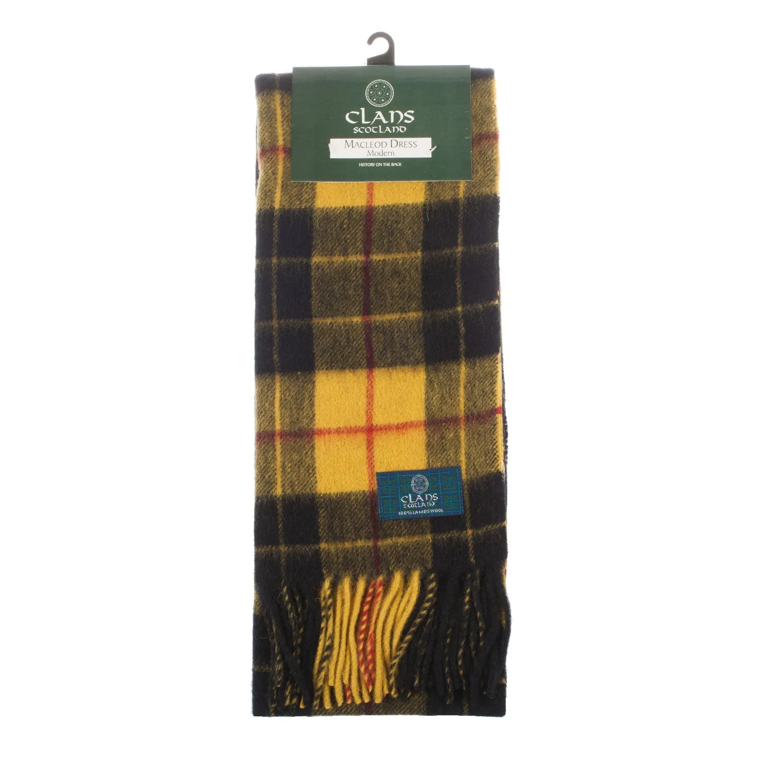 Lambswool Scottish Tartan Clan Scarf  Macleod Dress