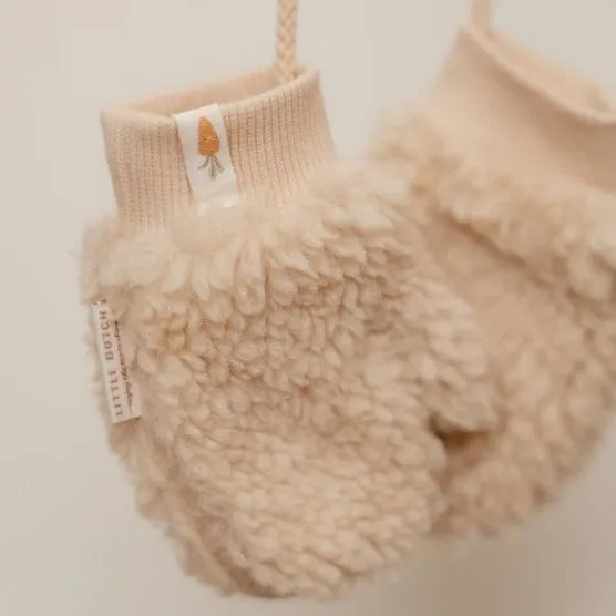 Little Dutch Teddy Mittens | Sand