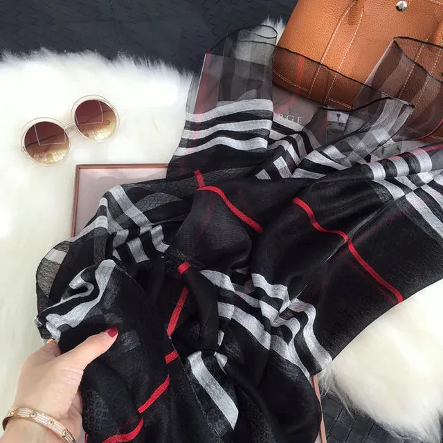 Luxury Silk Shawls Scarf