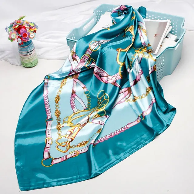 Luxury Square Muslimah Silk Hijab