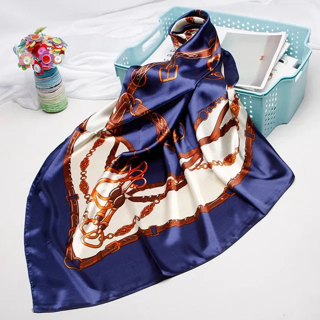 Luxury Square Muslimah Silk Hijab