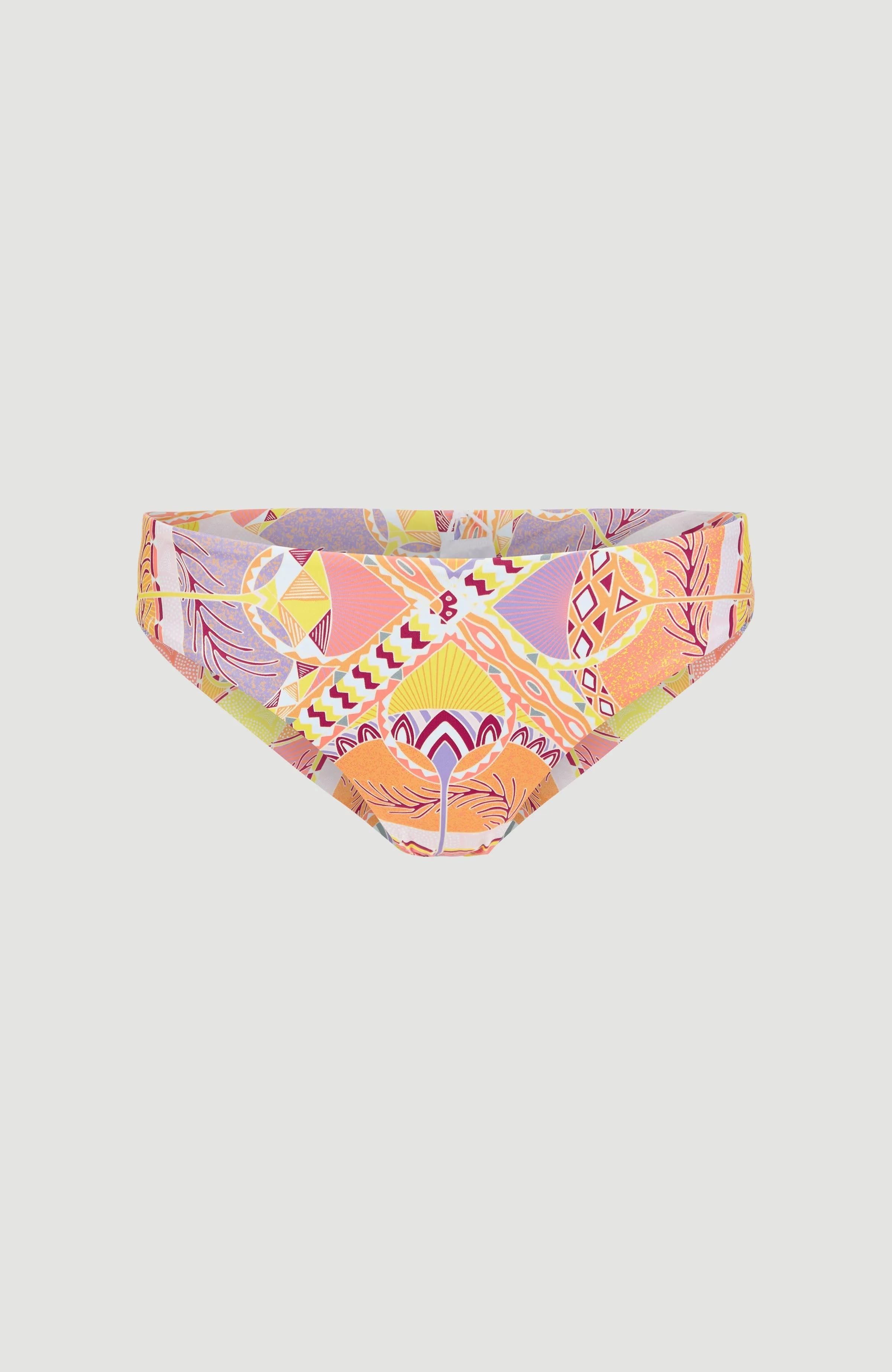 Maoi Bikini Bottoms | Yellow Scarf Print