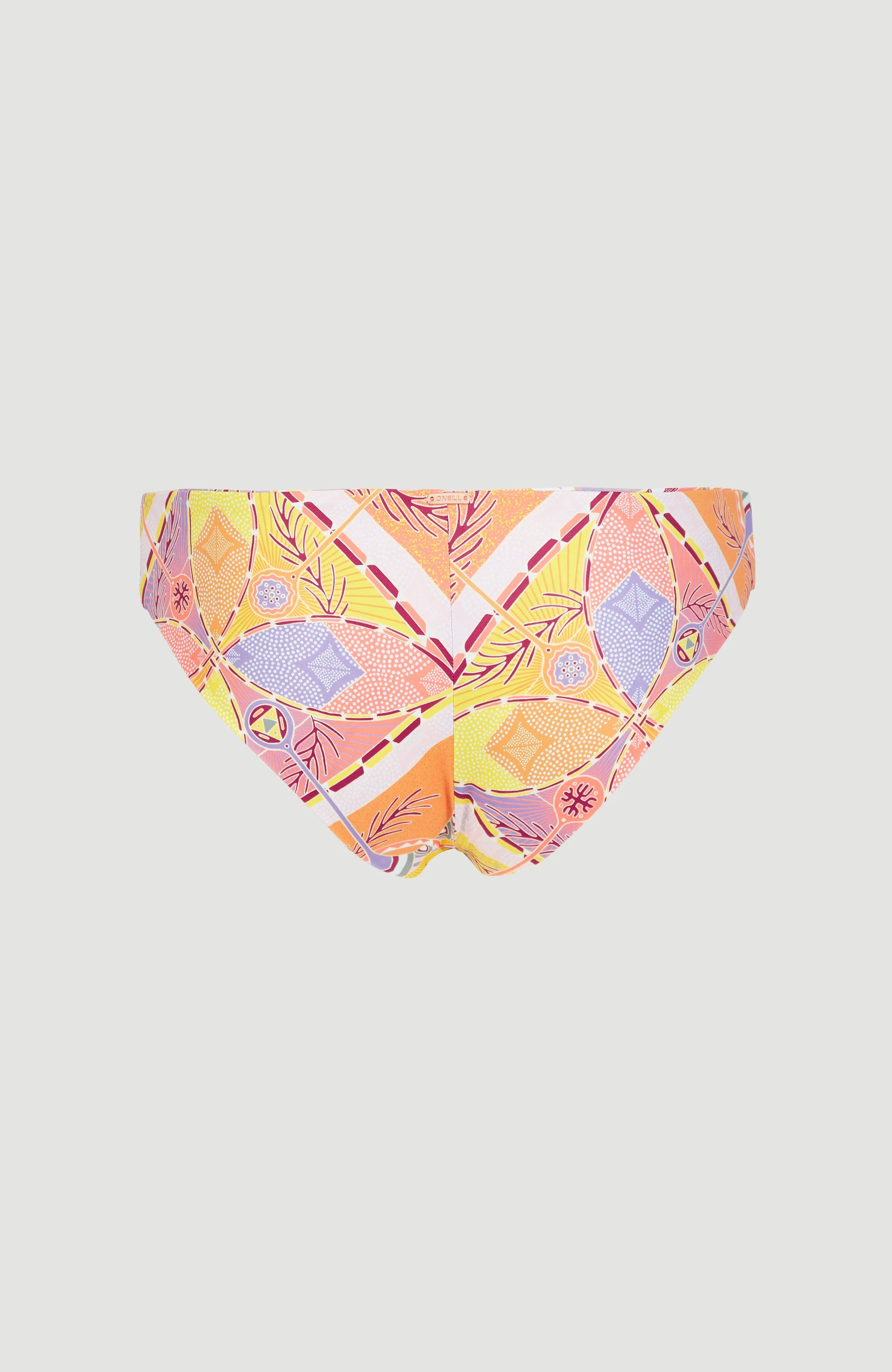 Maoi Bikini Bottoms | Yellow Scarf Print