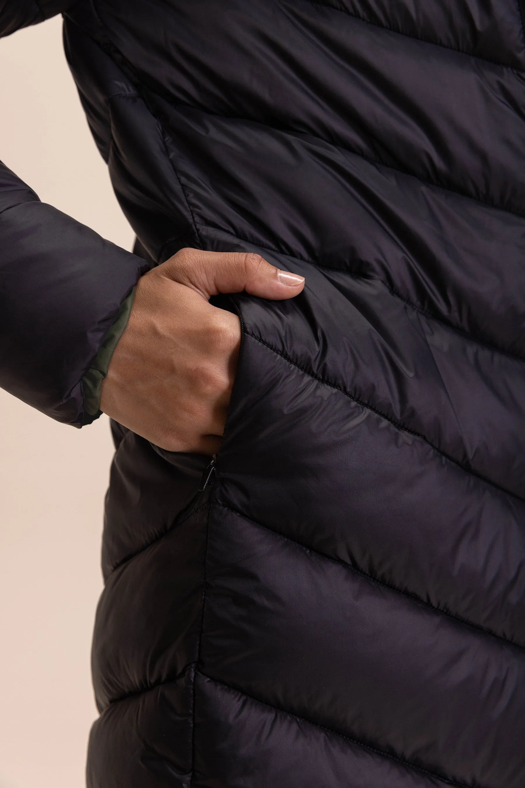 Maxi Reversible Puffer Jacket