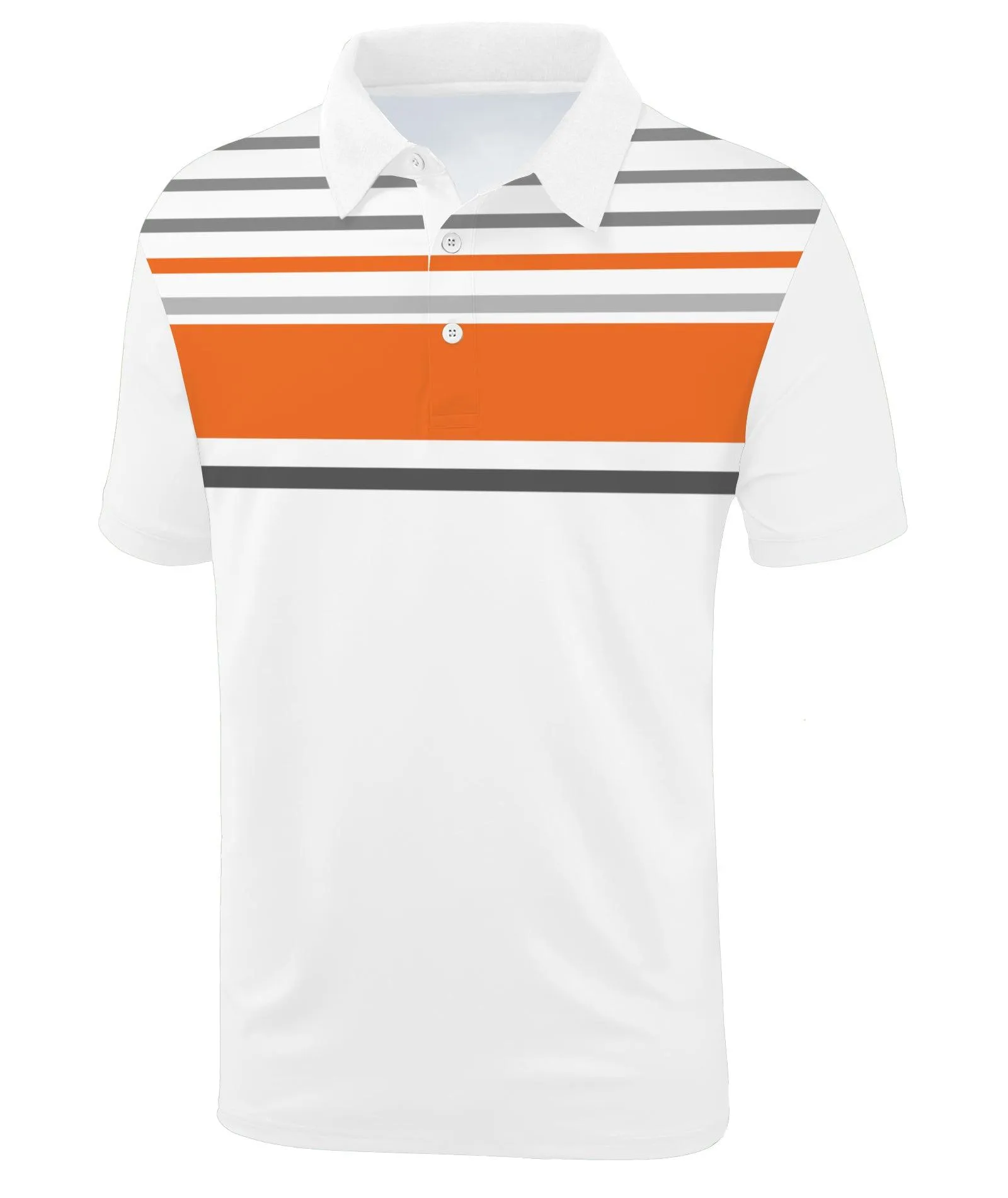 Men's Dry Fit Stripe Sports Polo Shirt-ZPK000767