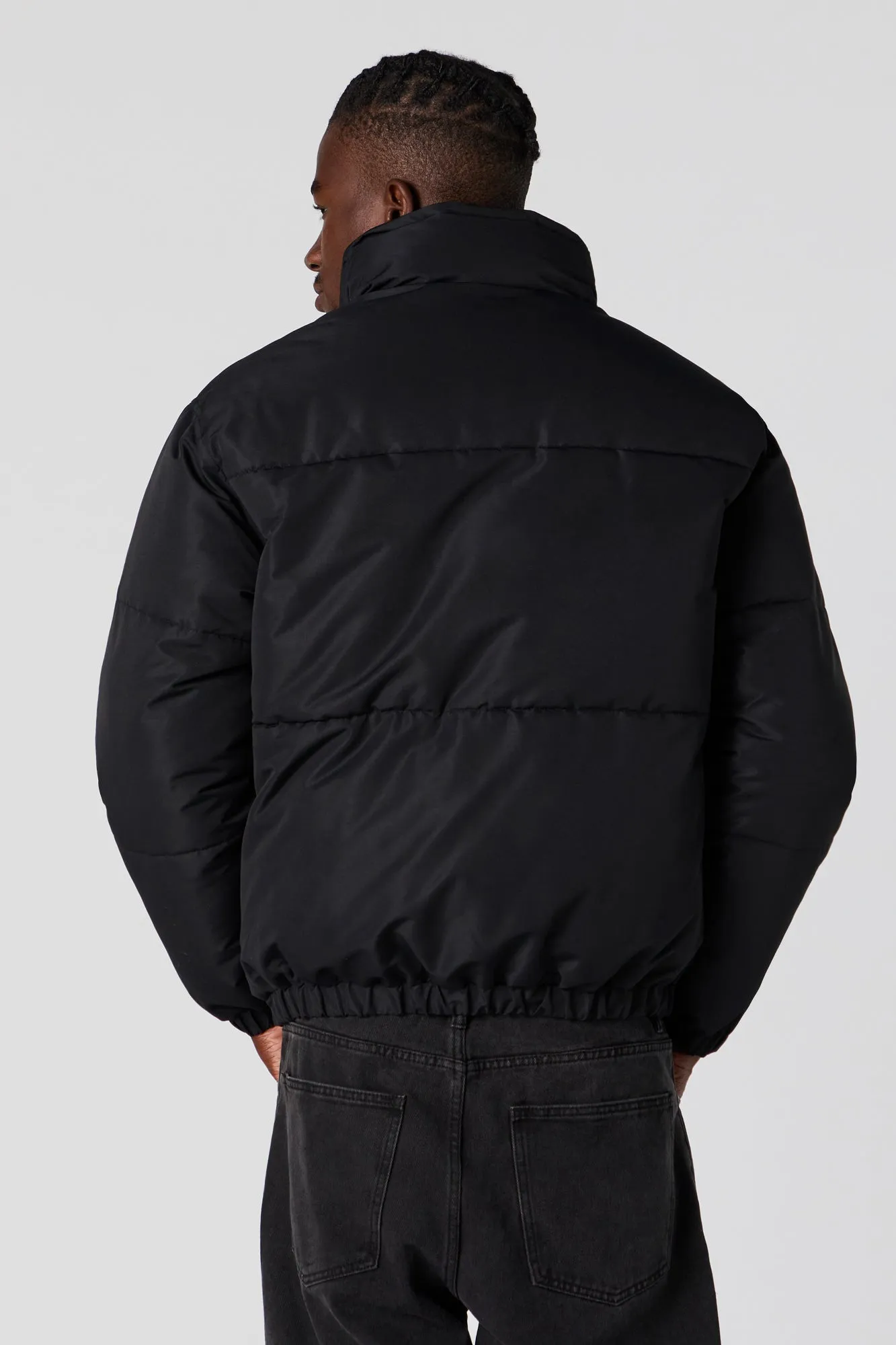 Mock Neck Puffer Jacket