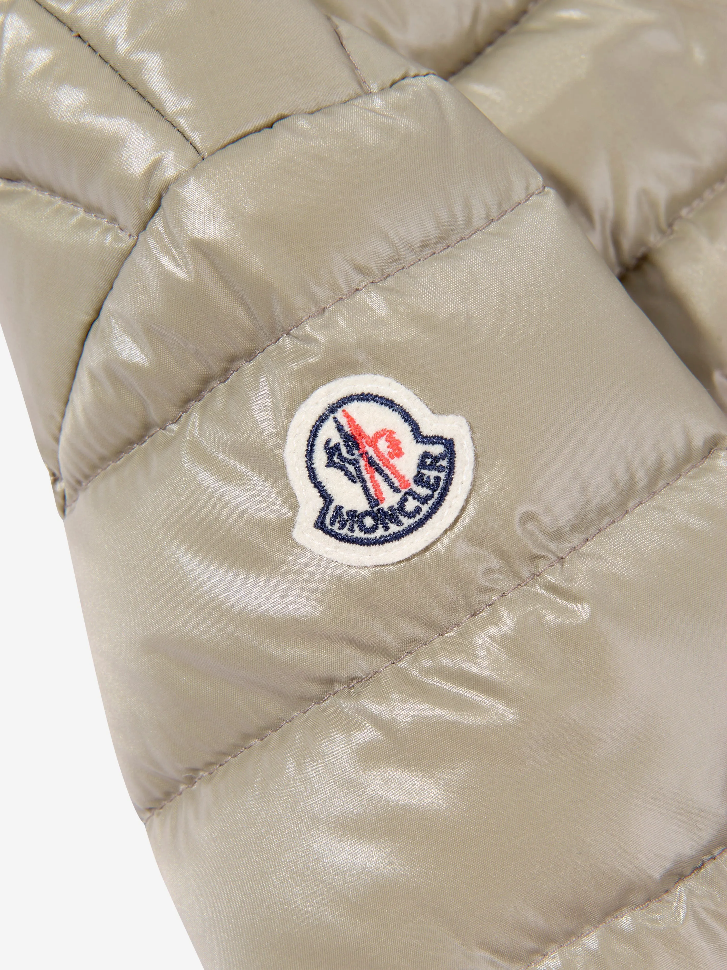 Moncler Enfant Baby Girls Down Padded Adriel Jacket in Beige