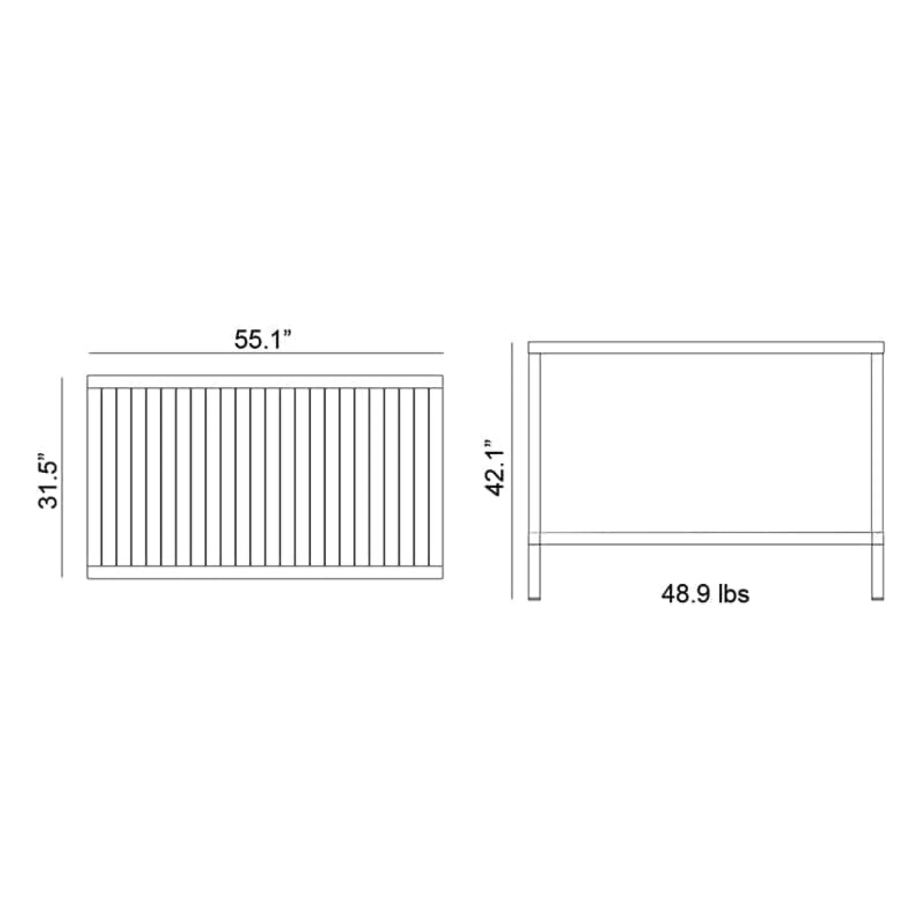 Nardi Cube 140 Outdoor Bar Table