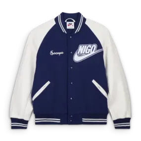 Nike x Nigo Varsity Jacket 'Blue'