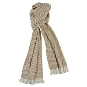 North Star Crepe Scarf - Tan