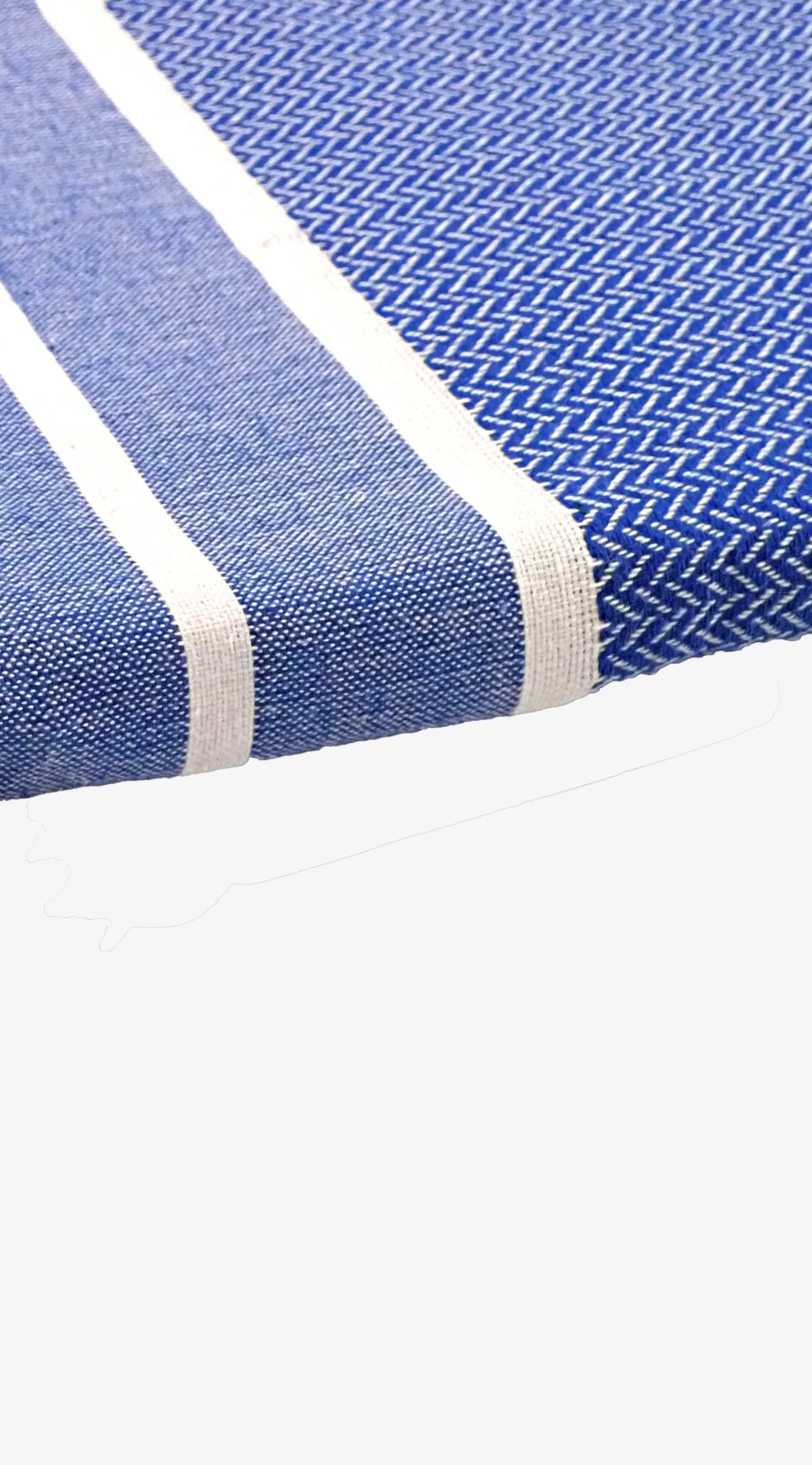 Ocean Blue Herringbone Fouta