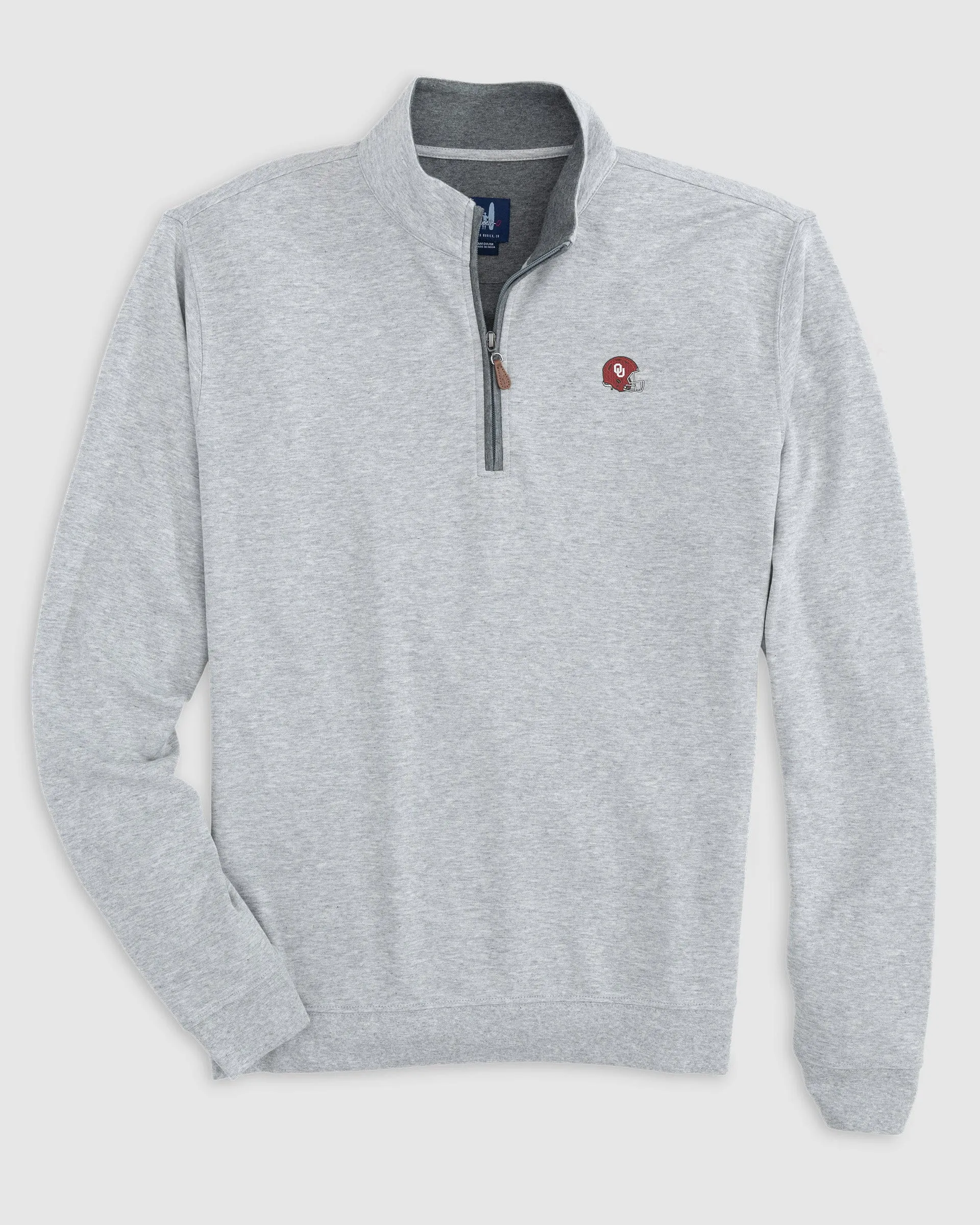 Oklahoma Sully 1/4 Zip - Helmet Logo