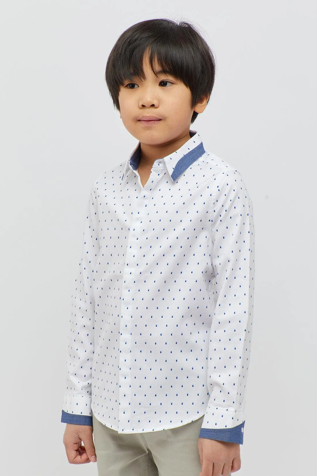 One Friday Polka Dot Off White Shirt