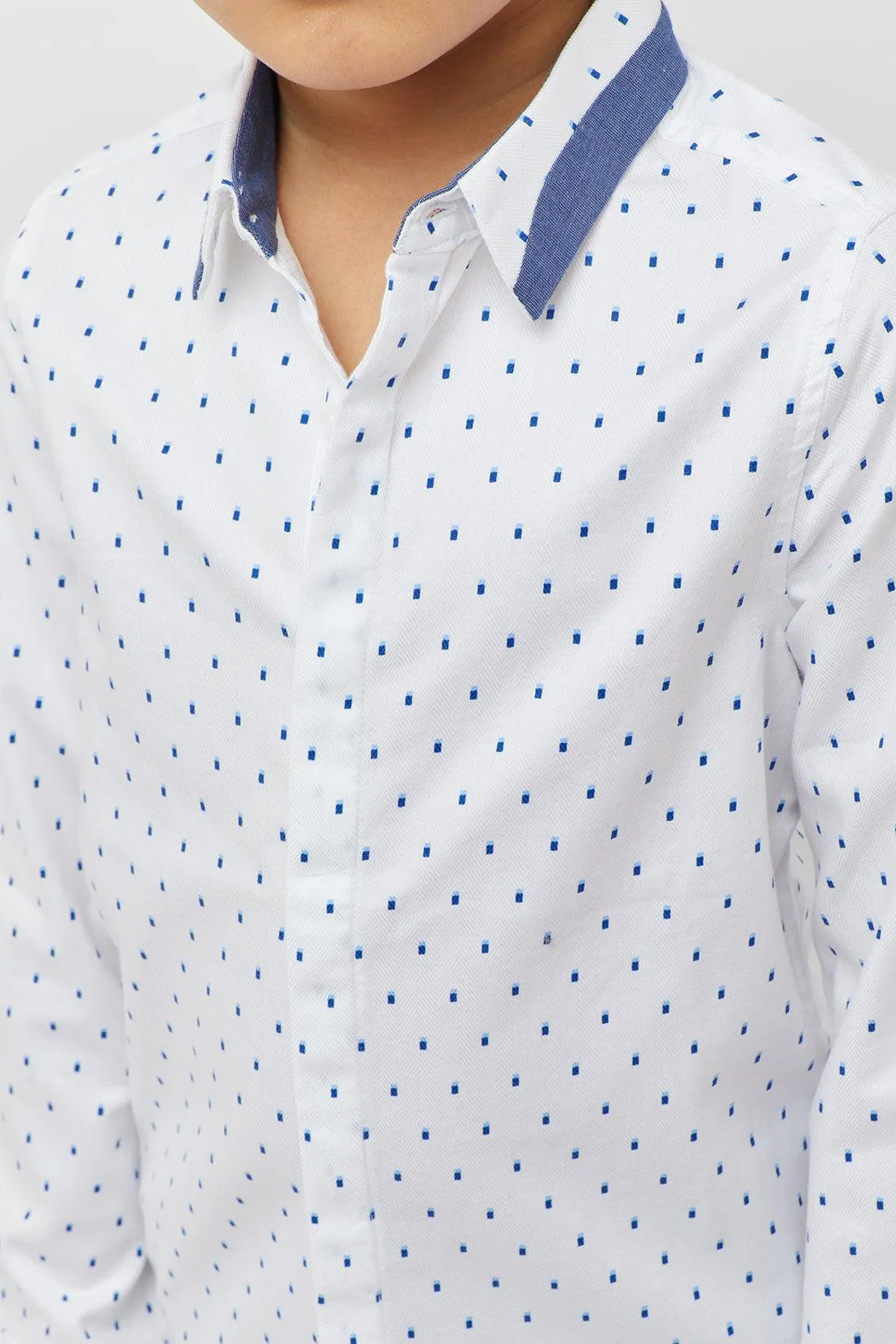 One Friday Polka Dot Off White Shirt