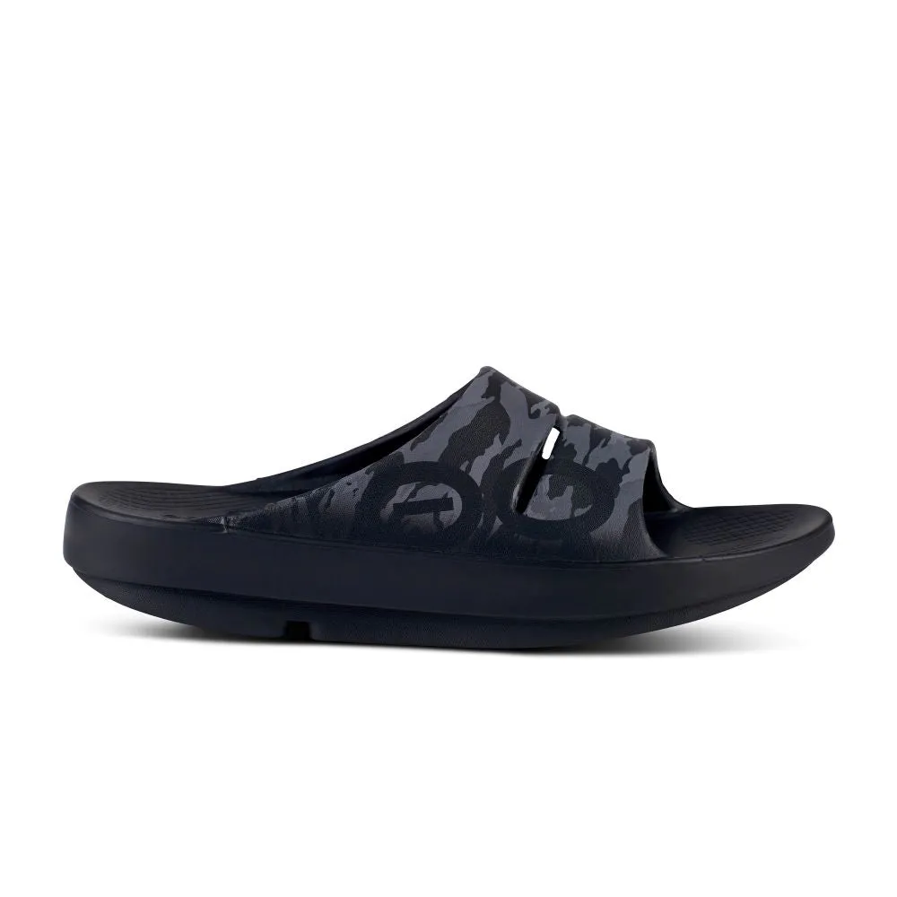 'OOFOS' Unisex OOahh Sport Slide - Black / Camo