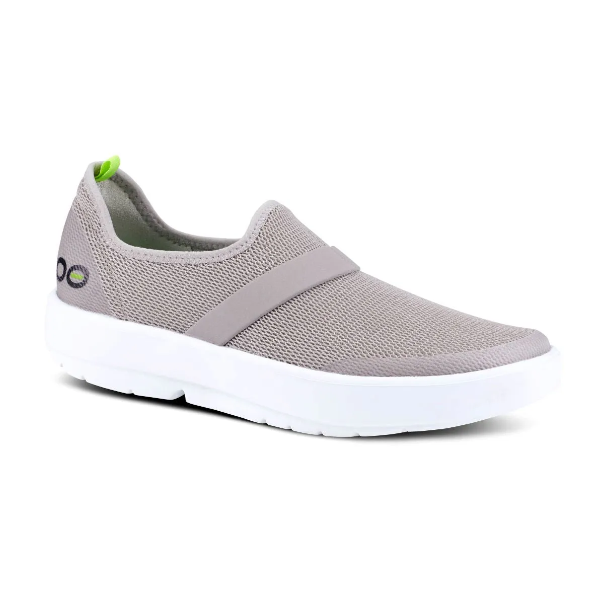 'OOFOS' Women's OOmg Low Slip On - White / Grey