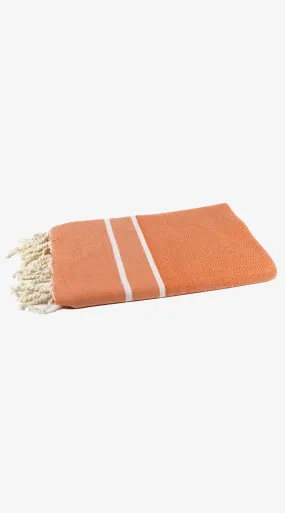 Orange Herringbone Fouta