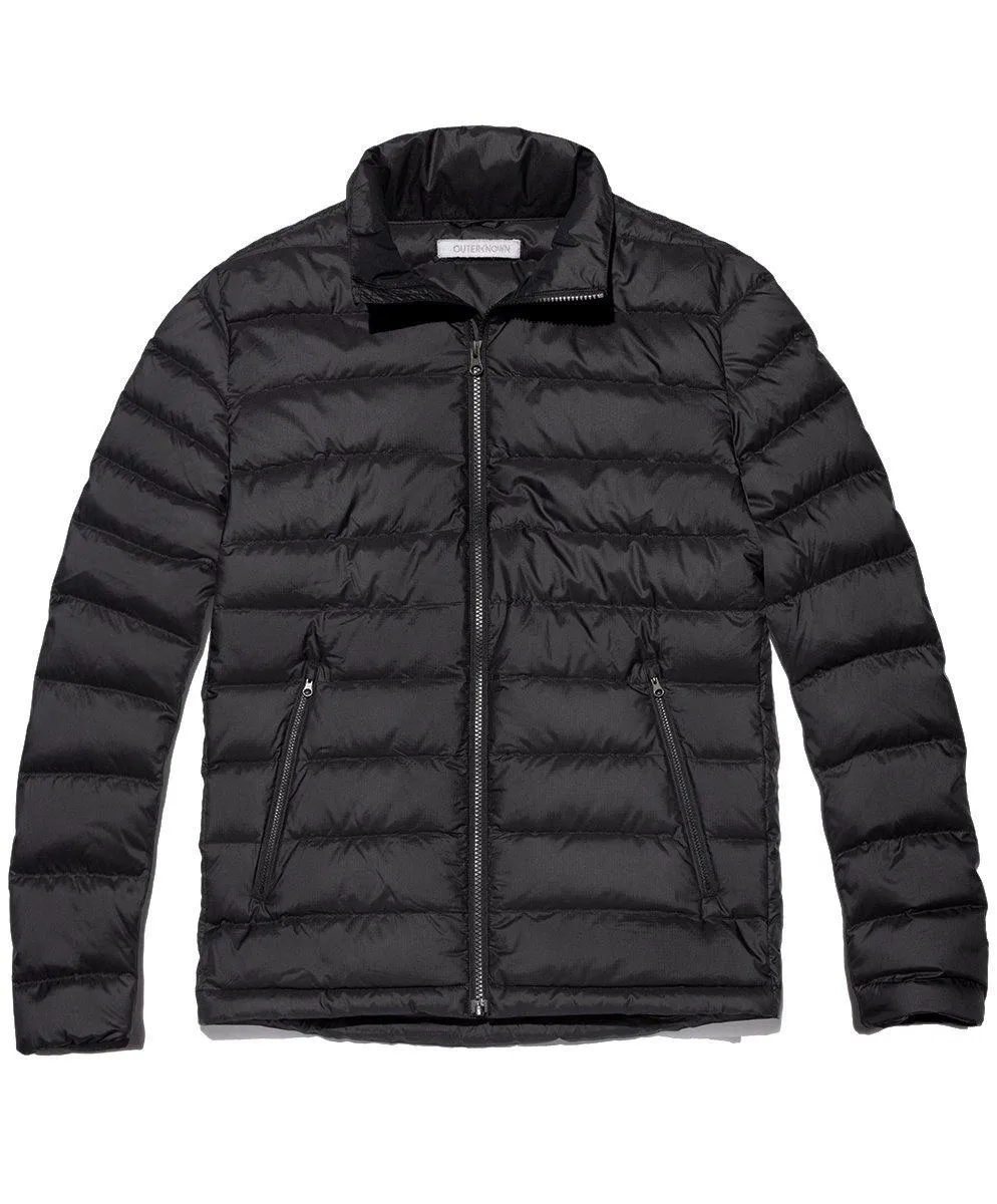 Outerknown puffer jacket black