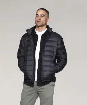 Outerknown puffer jacket black