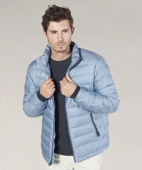 Outerknown puffer jacket light blue