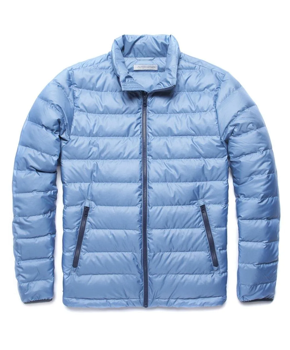 Outerknown puffer jacket light blue