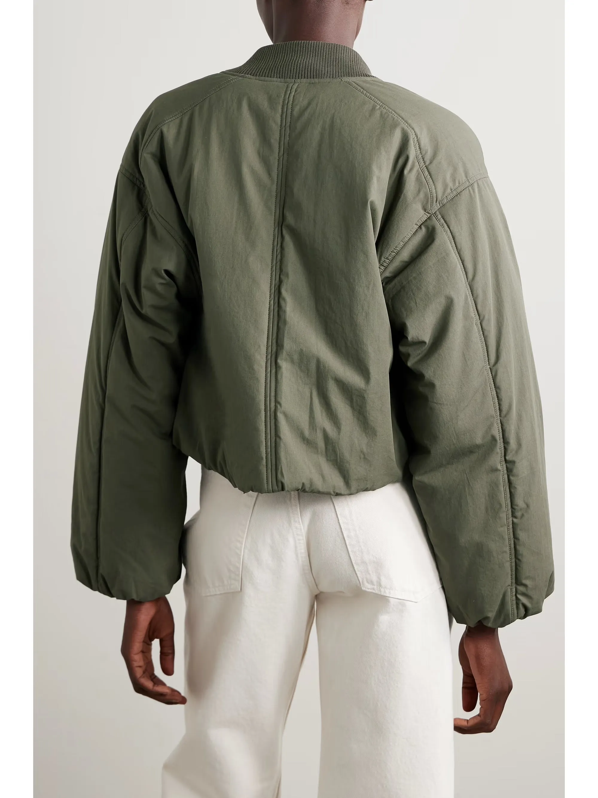 Oversized Bomber Jacket - S