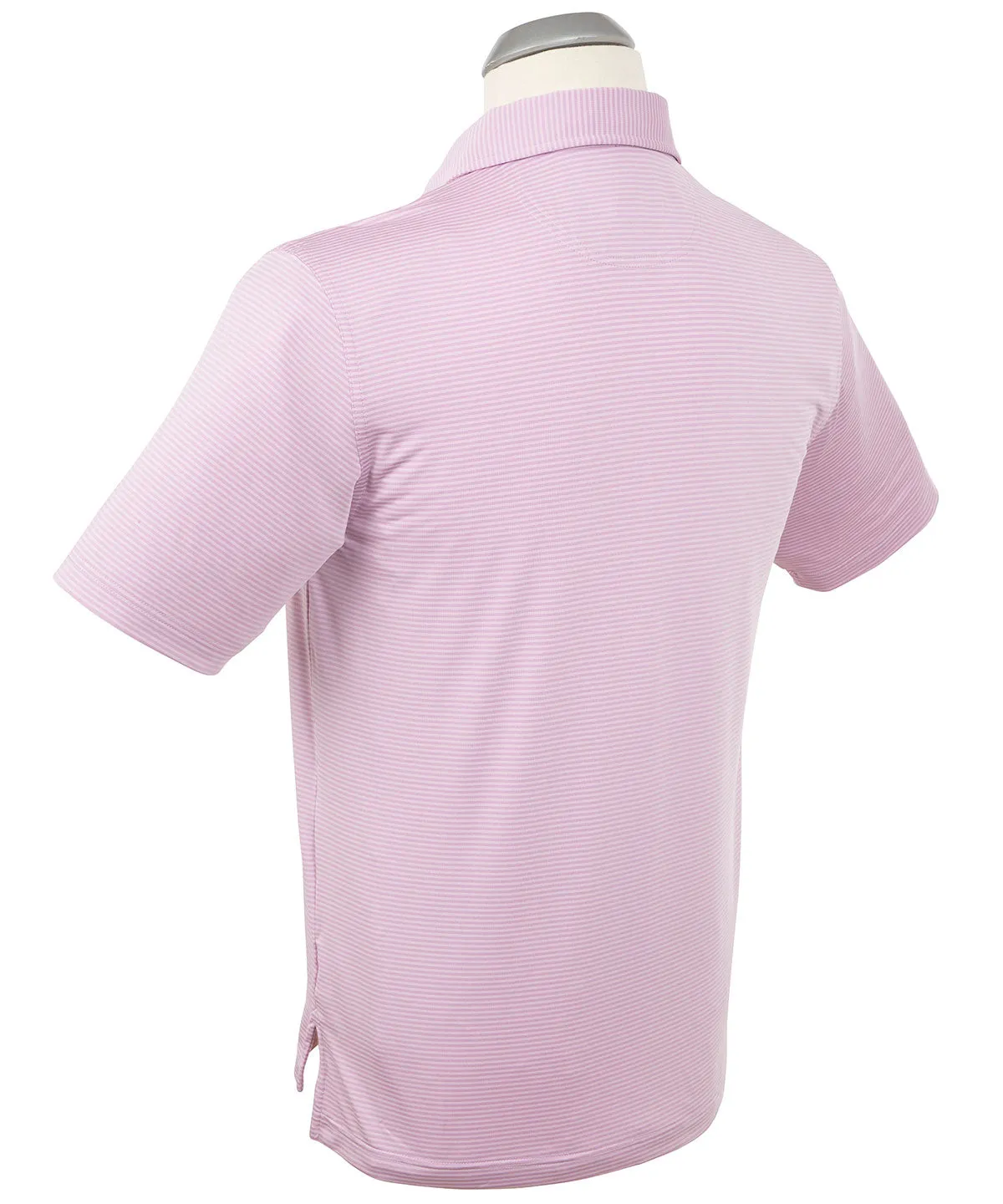 Performance Jersey Mini Tonal Feed Stripe Polo