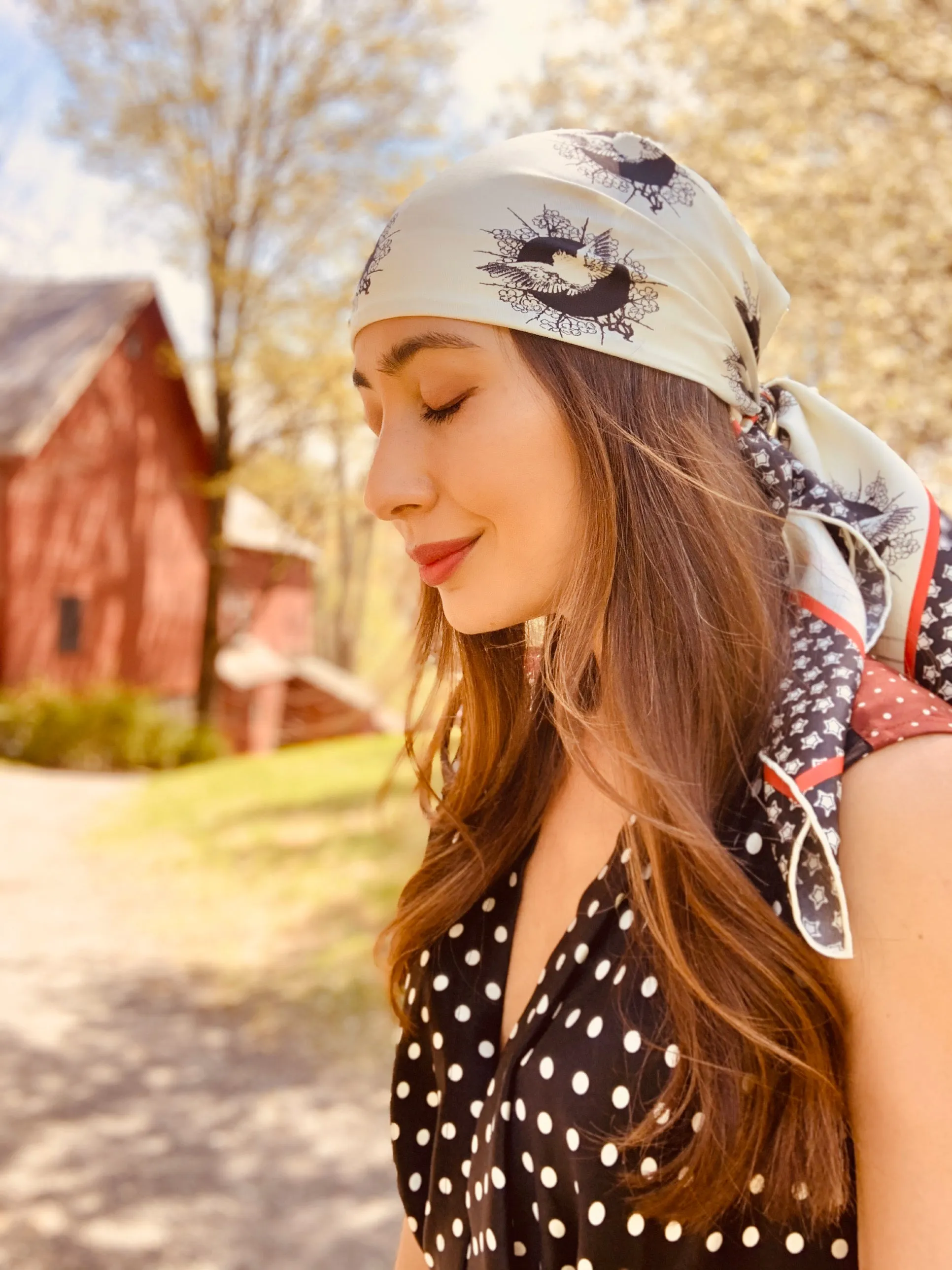 Personalized Storybook Polka Dot Scarf