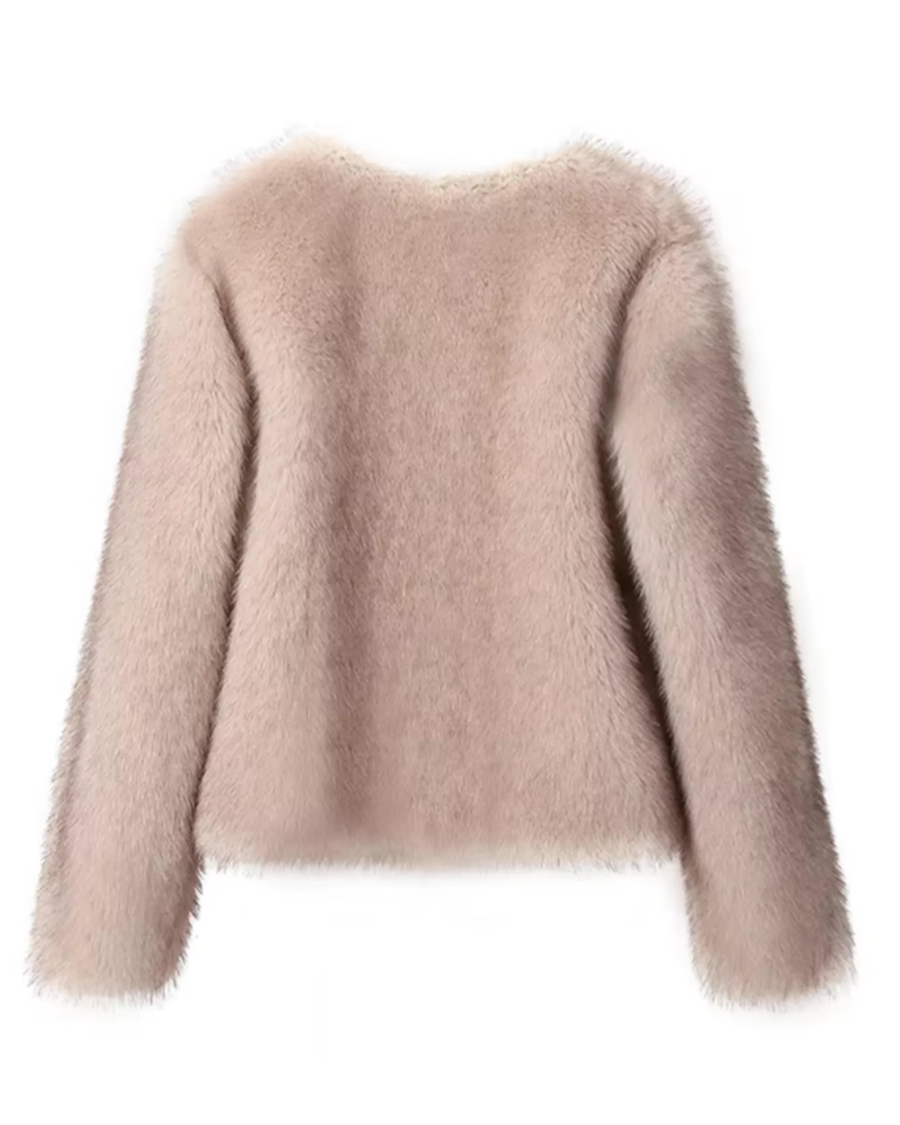 Plush Faux Fur Coat