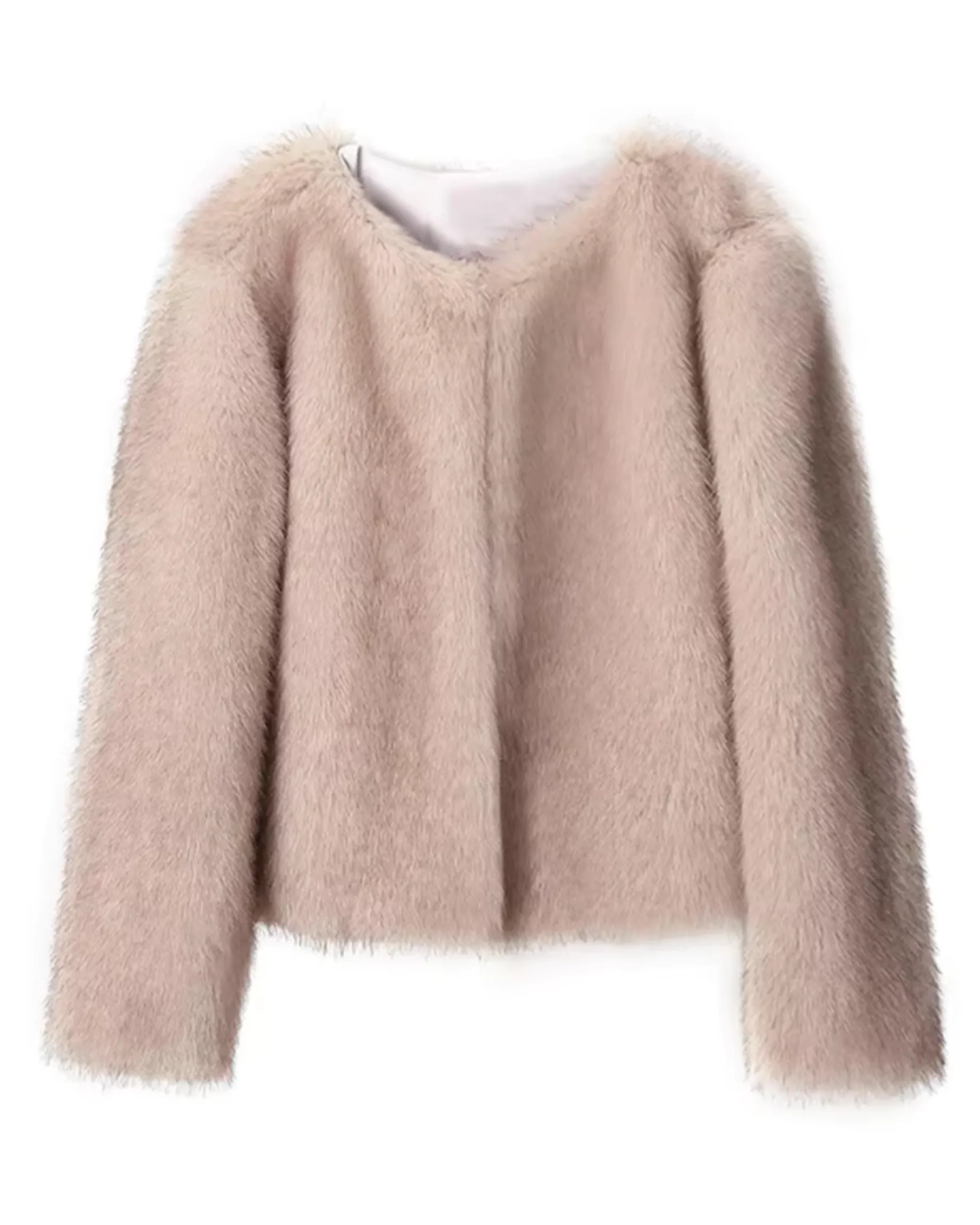 Plush Faux Fur Coat