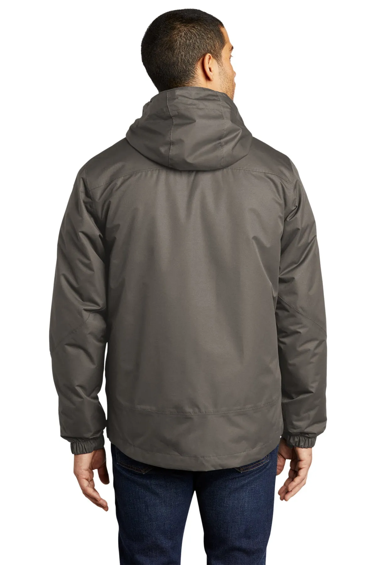 Port Authority Vortex Customized Waterproof 3-in-1 Jackets, Deep Smoke/ Charcoal