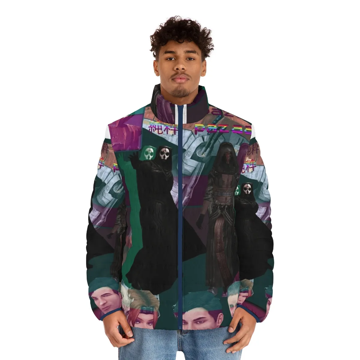 "Galactic Vapor Puffer Jacket: The PURE PAZAAK Fusion"